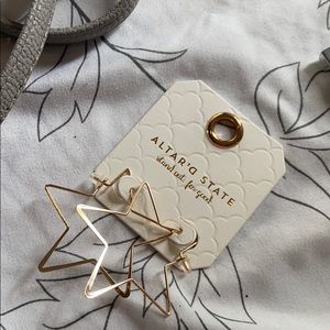 Star shaped earrings